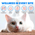 Outdoor Defense Chews for Cats, 200 Count, Salmon Flavour with Vitamins