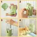 Rabbit Water Bottle, 600ml/21oz Hanging Water Dispenser Feeder Cage Crate Hutch Bunny Puppy Cat Chinchilla Ferret Guinea
