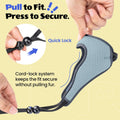 One-Pull Adjustable Dog Muzzle for Small Dogs, No Size Guessing, Allows Panting & Drinking, Prevents Biting, Soft Comfor