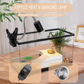 Turtle Tank Starter Kit, Upgraded Aquarium Fish Tank Kit with Filter,Fish Net, Reptile Habitat with Adjustable UV Lamp &