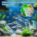 8 Pack Transparent Acrylic Tank Lid with Clips, Aquarium Lid Hood, Fish Tank Top Cover, Breeder Tank Lid, Acrylic Grid P