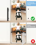 Retractable Baby Gates, 34" Tall Fits Up to 55" Wide