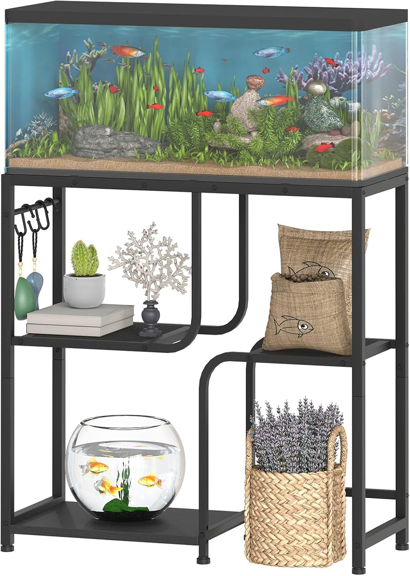 HOOBRO 20 Gallon Fish Tank Stand with Storage Shelves, Aquarium Stand