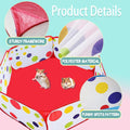 Small Animal Playpen, Portable Guinea Pig Playpen Pet Cage Tent, Waterproof Pop-up Open Pet Tent Metal Wire Yard Fence f