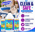 Absolutely Clean Litter Box Cleaner and Odor Eliminator, Eliminate Odors Quickly, Neutralizes Urine and Feces Odors in The Air and The Box, Make Litter Last Lon