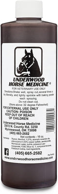 Underwood Horse Wound Spray Refill, Topical Horse Wound Care, 16 oz