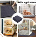 OLYCRAFT 50x47.6 Inch Large Felt Bird Cage Mat 2mm Thick Absorbent Felt Surface with Non-Slip Backing Durable Under Cage
