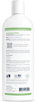 Veterinary Formula Clinical Care Hypoallergenic Shampoo for Dogs and Cats, 16 oz – No Harsh Ingredients – Fragrance-Free Pet Shampoo for Allergies and Sensitive Skin, Promotes Healthy Skin and Coat