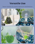 Pawfly 6 Pcs Aquarium Suction Cups with Clips, Aquarium Suction Cup Clips, Clear Plastic Fish Feeding Tool, Plant Leaf S