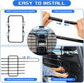 Dog Car Barrier for SUVs, Heavy Duty Pet Barrier Follow Seat Movement
