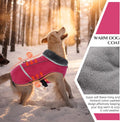 QBLEEV Warm Dog Coat, Reflective Dog Jacket, Waterproof Dogs Winter Coat