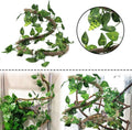 PINVNBY Bearded Dragon Hammock, Bearded Dragon Tank Accessories, Jungle Climber Vines Flexible Reptile Terrarium Leaves 