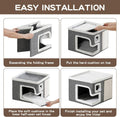 Cat Houses for Indoor Cats, Covered Cat Bed Cave with Scratch Pad