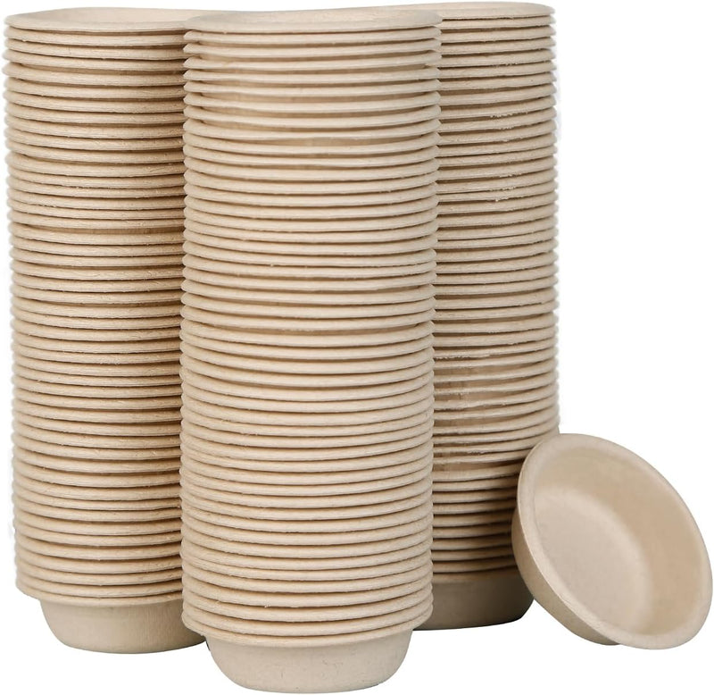 Paper Gecko Feeding Cups, Paper Bowls Reptiles Food and Water Feeder Ledge Cups for Lizars,Bearded Dragon,Snake,Crabs, 1