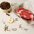 Full Moon Pure Protein Air Dried Dog Food Ranch Raised Beef Recipe 2lb