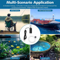 Mini Air Pump USB Aquarium Air Pump Portable Fish Tank Oxygen Pump Ultra Silent Oxygen Bubbler with Air Stone & Silicone