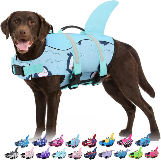 Bess Bridal Dog Life Jacket - Shark Safety Vest for Swimming & Boating