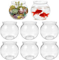 Plastic Fish Bowls 8 Pack 27 Oz Clear Unbreakable Vases Bowls