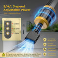 HiTauing Aquarium Gravel Cleaner, Cordless/Corded 6 in 1 Electric Fish Tank Vacuum Cleaner Compatible with Dewalt 20V Ba