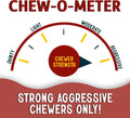 Canine Chews 10-11" Beef-Basted MEGA Retriever Rolls (10 Pack) Natural Rawhide for Big Dogs - Long-Lasting Dog Chew Trea