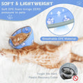 Toptakeit Cat Cone Collar Soft Elizabethan Collar for Surgery Recovery - Adjustable for Small and Large Cats Kittens to Stop Licking