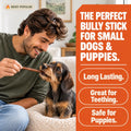 Thin Bully Sticks for Small Dogs, Puppies, 6 Inch, 25 Count, Teething Chew