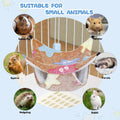 YedsIntu 3 Pcs Guinea Pig Hammock, Rat Ferret Hanging Hammock Guinea Pig Accessories for Small Animals Chinchilla Parrot