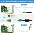 25ft Aquarium Gravel Vaccum Cleaner Fish Tank Siphon Water Changer