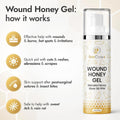 BeeCare+ Manuka Honey Wound Gel for Hot Spot Treatment for Dogs and Cats – Helps with Irritations, Cuts, Rashes, Abrasions, and Scrapes – Colloidal Silver for Dogs 2 oz