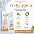 Cat Detangler Spray, Natural Solution for Matted Hair