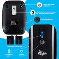 AQQA Aquarium Air Pump Battery Powered USB Rechargeable Aerator Oxygen Pump