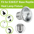 UVB UVA Reptile Light Bulb 25W Bulb for Reptiles and Amphibians Tanks, Turtle Bearded Dragon Lizard Cages Frogs Heat Lam