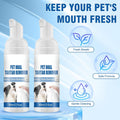 jioijioi 2Pcs Pet Dental Tartar Remover,Oral Spray for Dogs Teeth Cleaning,Pet Dental Foaming Care Spray,Dog Breath Freshener,Support Clean & Teeth and Aid in Daily Oral Use