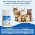 Dewormer for Cats and Kittens - Cat Dewormer All Worms Broad Spectrum