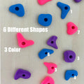 24Pcs Rock Climbing Holds for Bearded Dragons,Reptiles Toy Rock Wall Holds,6 Multi-Size Climbing Rock Wall Grips for Bea