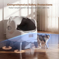 Automatic Litter Box Self Cleaning for Multiple Cats