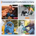 Kytely Collapsible Dog Bowls Medium, 2Pack Foldable Dog Travel Bowl, Portable Pet Water Food Bowl with Clasp, Pet Cat Fe