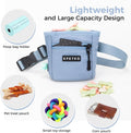 Dog Treat Pouch, Powerful Magnet Closure Device Dog Training Treat Bag Large Capacity Pet Treat Pouch with Poop Bag Disp