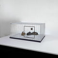 Pet Lodge® Wire Rabbit Hutch | Rust Resistant Galvanized Wire Mesh | Easy to Assemble Stackable Rabbit Cage | Made in US