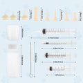 GLIDESMOOTH Kitten Bottle Feeding Kit, Easy-to-Use Kitten Feeding Set, Complete Care Solution for Feeding, Apricot, 1 Set