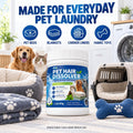 Dog Hair Remover Laundry Detergent for Shedding Dogs & Bedding, 500g