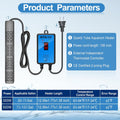 HiTauing Aquarium Heater, Upgraded 300W/500W Fish Tank Heater with Intelligent Leaving Water Automatically Stop Heating 