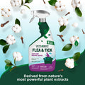 Vet’s Best Flea & Tick Home Spray for Cats – Plant-Based Flea and Tick Treatment with Cotton Spice Scent – Gentle Flea Mist for Indoor Use – Made in USA Natural Cat Flea Control – 32 oz