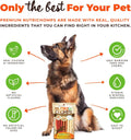 Nutri Chomps Dog Chews, 5-inch Twists, Easy to Digest, Rawhide-Free Dog Treats, 15 Count, Real Chicken, Peanut Butter and Milk flavors