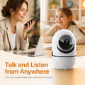 DYPCO Indoor Camera for Home Security, 5G Baby Pet Camera with Phone App, 360° PTZ Indoor Camera for Baby MonitorDog Cam