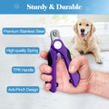 Swihauk Heavy Duty Dog Nail Clippers and Trimmers, Professional Pet Nail Clippers with Nail File for Dogs Cats Small Ani