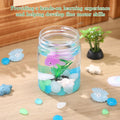 FoldTier 12 Sets Fishbowl Craft Kit with Plastic Fish Bowl Fake Goldfish