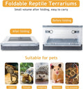 RunDuck Portable Foldable Terrarium Kit with Wheels for Reptiles Medium