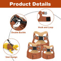 Bearded Dragon Harness and Leash Set, 3 Sizes Adjustable Reptile Leash with Nylon Traction Rope, Escape Proof Lizard Wal