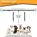 SKIPWALL Truck Bed Dog Tether for Two Dogs,Ratchet Tightening Adjustable Double Safety Truck Bed Dog Leash System for Pickup, SUV, Cars & Trucks